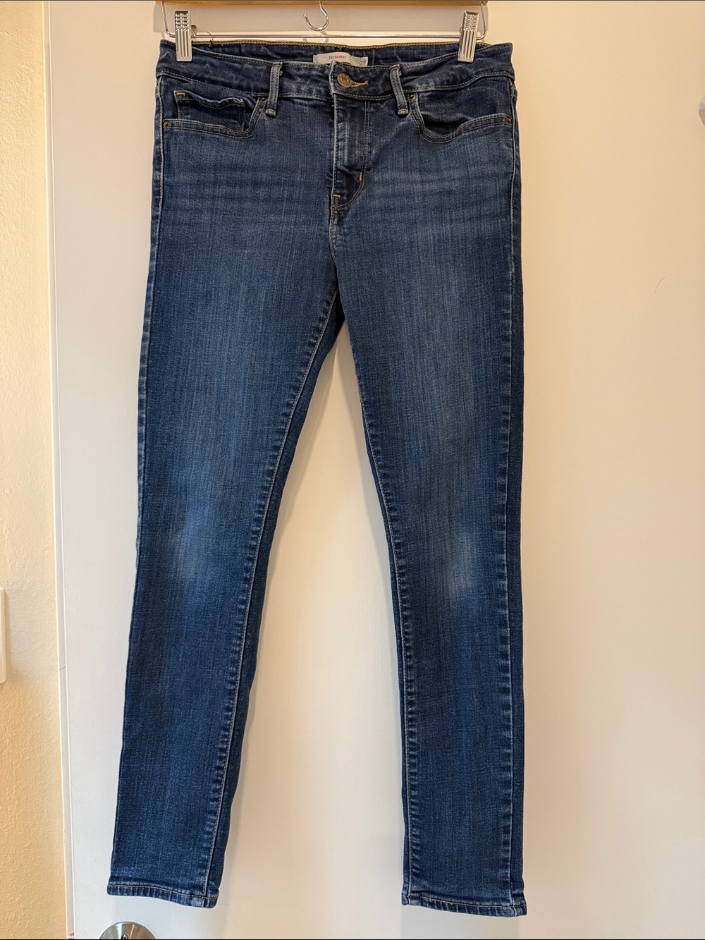 Women's Levi’s 711 Dark Blue Skinny Fit Jeans